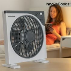 InnovaGoods Podlahový ventilátor, 50 W, sivobiely