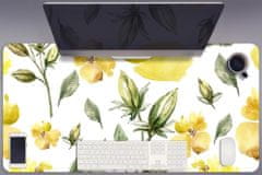 kobercomat.sk Veľká podložka na stôl žlté kvety 100x50 cm 