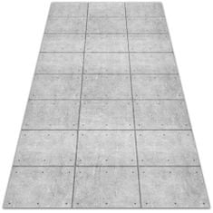 kobercomat.sk Vinylový koberec pre domácnosť betónové dlažobné kocky 100x150 cm 