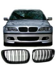 Protec Predná maska BMW E46 2001-2005 čierna lesklá