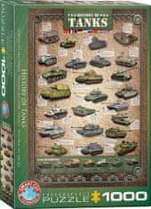 EuroGraphics Puzzle História tankov 1000 dielikov