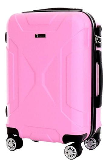 T-class® Cestovný kufor VT21121, ružová, M