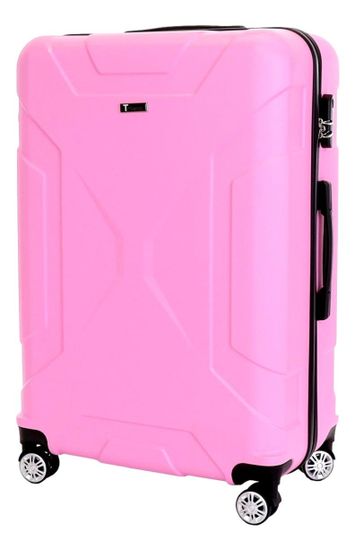 T-class® Cestovný kufor VT21121, ružová, XL