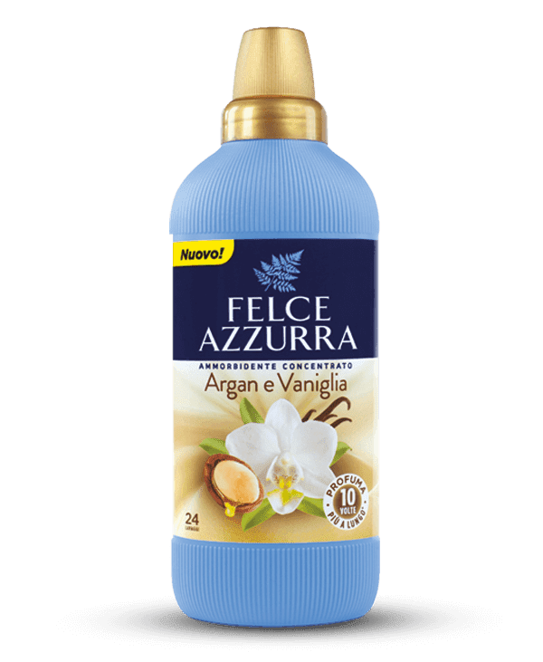 Felce Azzurra Aviváž koncentrát vanilkový a arganový olej 600 ml 24 praní