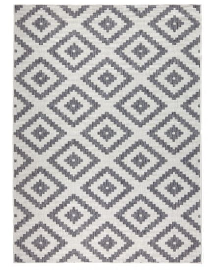 NORTHRUGS Kusový koberec Twin-Wendeteppiche 103132 grau creme – na von aj na doma