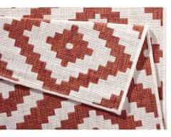 NORTHRUGS Kusový koberec Twin-Wendeteppiche 103130 terra creme – na von aj na doma 80x150