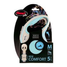 Flexi New Comfort M popruh 5m svetlo modrá do 25kg