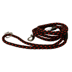 Palkar Vodítko pre psov 150 cm x 8 mm čierno-červená