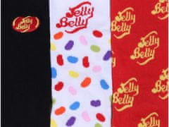 Jelly Belly Jelly Belly, fazuľové zrná všetkých príchutí, dlhé dámske ponožky - 3 páry 