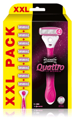 Wilkinson Sword Quattro for Women Blades XXL Pack dámsky holiaci strojček (7001147Y)