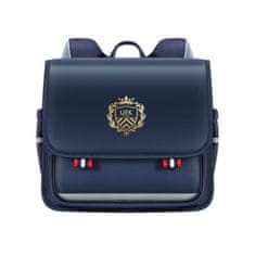 Klarion Štýlová retro modrá školská taška s peračníkom Harry