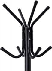 Artenat Stojanový vešiak Julis, 182 cm, čierna