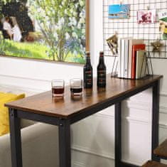 Artenat Barový stôl Lenor, 120 cm, hnedá