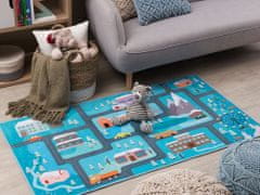 Beliani Detský koberec s mestskou potlačou KIGI 80 x 150 cm