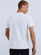 Dstreet pánske tričko s potlačou Shautha biela XL