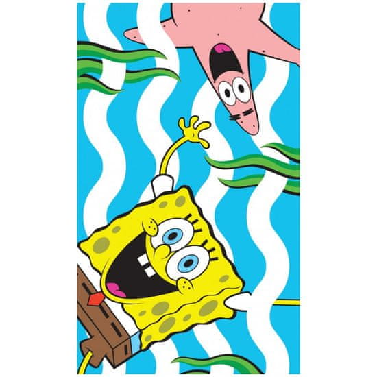 Carbotex Detský uterák Spongebob a Patrik