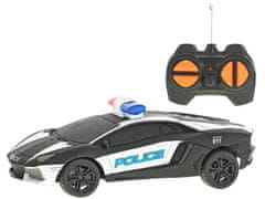 2-Play Dopravné R/C auto USA polícia 15,5cm na batérie 27MHz plná funkcia v krabici