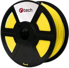 C-Tech tisková struna (filament), HIPS, 1,75mm, 1kg (3DF-HIPS1.75-Y), žltá