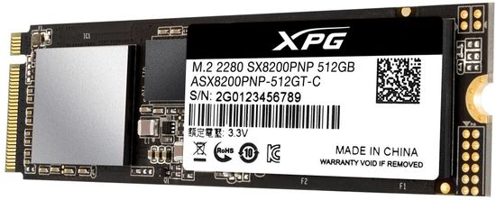 A-Data XPG SX8200 pre, M.2 - 512GB (ASX8200PNP-512GT-C)