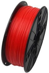 Gembird tisková struna (filament), PLA, 1,75mm, 1kg, fluorescentní červená (3DP-PLA1.75-01-FR)