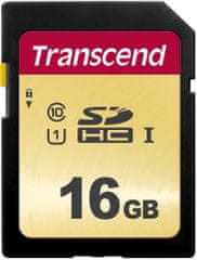 Transcend SDHC 500S 16GB UHS-I U1 (TS16GSDC500S)