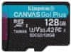 Kingston Micro SDXC Canvas Go! Plus 128GB 170MB/s UHS-I U3 + adaptér (SDCG3/128GB)