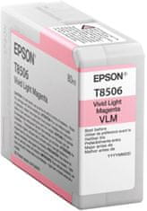Epson T850600, (80 ml), svetlo purpurová (C13T850600)
