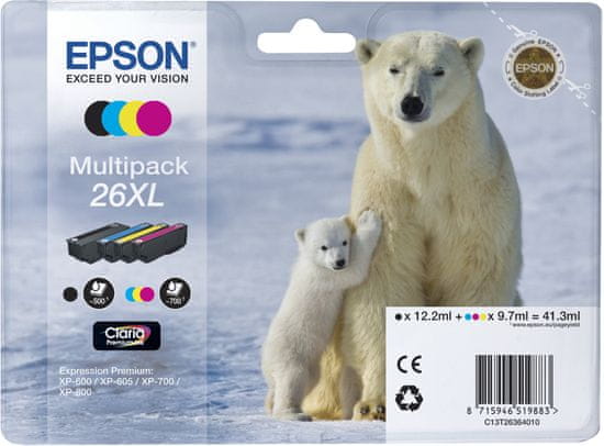 Epson C13T26364010, XL, multipack