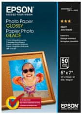 Epson Photo Paper Glossy, 13x18 cm, 50 listov, 200g/m2, lesklý (C13S042545)