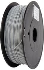Gembird tisková struna (filament), PLA+, 1,75mm, 1kg (3DP-PLA+1.75-02-GR), šedá