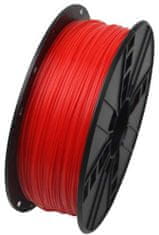 Gembird tisková struna (filament), ABS, 1,75mm, 1kg, fluorescentní červená (3DP-ABS1.75-01-FR)