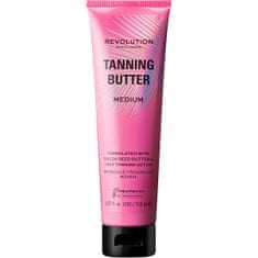 Makeup Revolution Samoopaľovacie telové maslo Medium Beauty Buildable (Tanning Butter) 150 ml