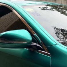 CWFoo Super lesklá metalická smaragdová wrap auto fólia na karosériu 152x100cm