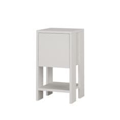 Dalenor Nočný stolík Ema, 55 cm, biela