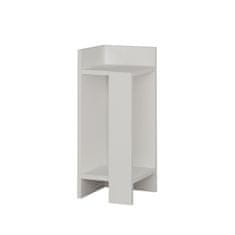 Dalenor Nočný stolík Elos, 60 cm, biela