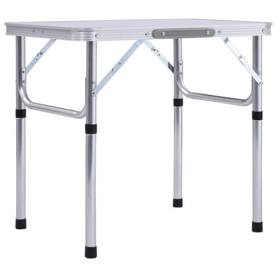 Vidaxl Skladací kempingový stôl hliníkový 60x45 cm