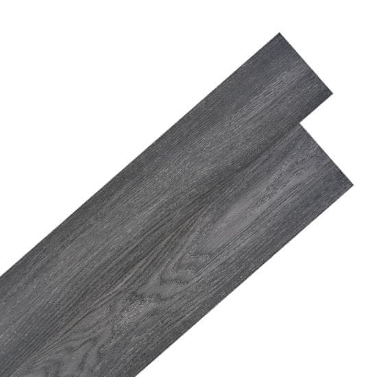 Vidaxl Samolepiace podlahové dosky z PVC 5,02 m2, 2 mm, čierna a biela