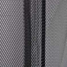 Vidaxl Čierna záclona proti hmyzu na dvere 220 x 100 cm