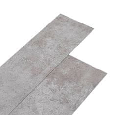 Vidaxl Samolepiace podlahové dosky z PVC 5,21 m2 2 mm zemitá sivá