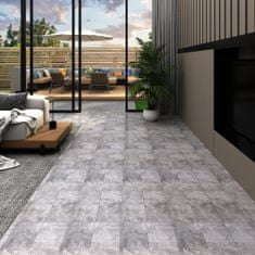 Vidaxl Samolepiace podlahové dosky z PVC 5,21 m2 2 mm cementové hnedé