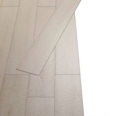 Vidaxl Samolepiace podlahové dosky z PVC 5,21 m2 2 mm hnedý dub