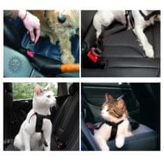 INNA Bezpečnostný pás pre psa Vodítko pre mačku v aute