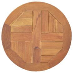 Vidaxl Okrúhla stolová doska z tíkového dreva 2,5 cm 40 cm