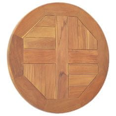 Vidaxl Okrúhla stolová doska z tíkového dreva 2,5 cm 40 cm
