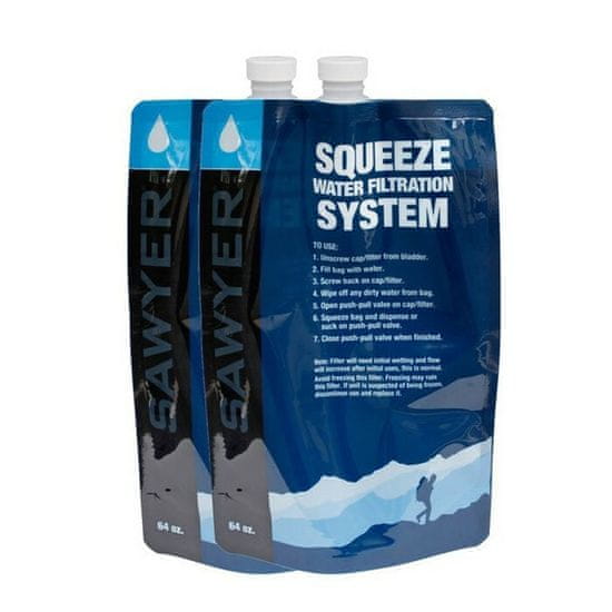Sawyer SP114 2 Liter Squeezable Pouch-Set of 2