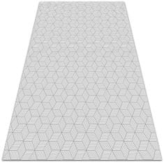 kobercomat.sk Univerzálny vinylový koberec geometrické kocka 60x90 cm 