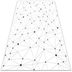 kobercomat.sk Univerzálny vinylový koberec geometrické mriežky 100x150 cm 