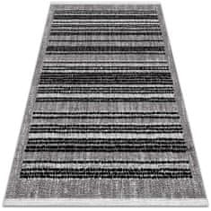 kobercomat.sk Módne vinylový koberec čierne pruhy 100x150 cm 