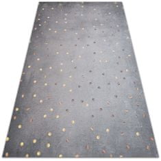 kobercomat.sk Módne vinylový koberec zlaté bodky 150x225 cm 
