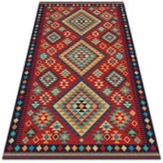 kobercomat.sk Krásny vonkajšie koberec Retro farebné trojuholníky 150x225 cm 